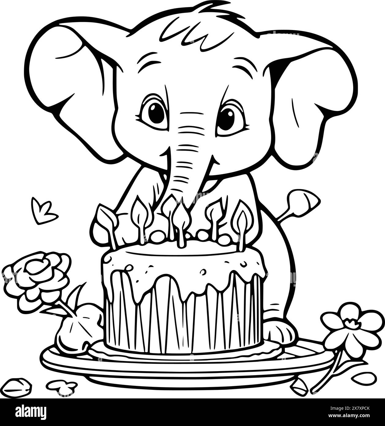 elephant coloring pages