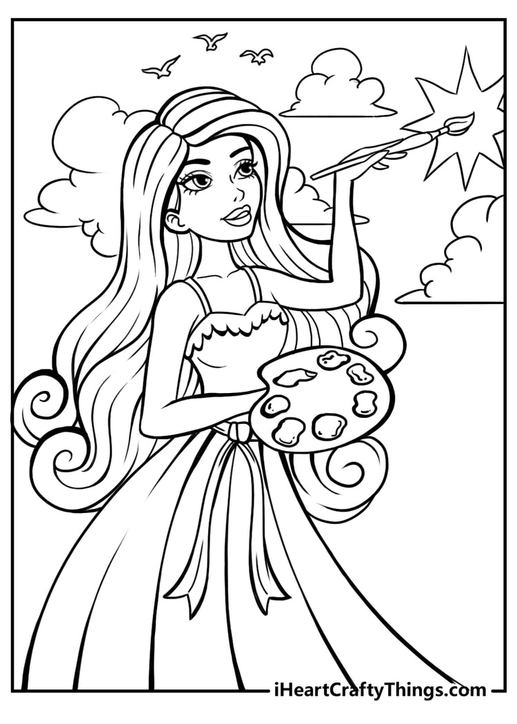 Barbie Colouring Book Discount