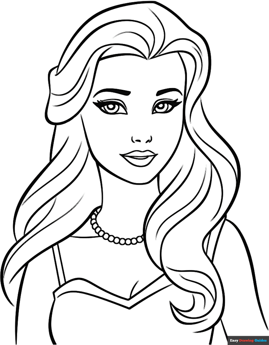 barbie printable coloring pages barbie printable coloring pages