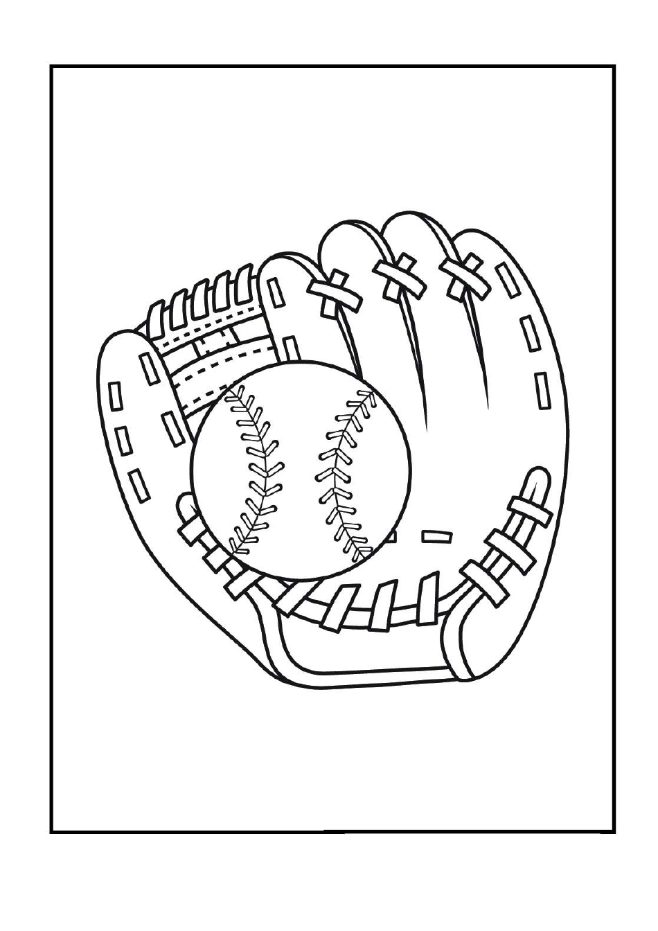 baseball coloring pages