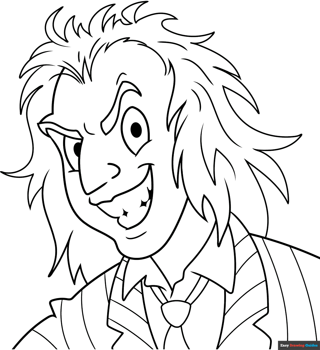 beetlejuice coloring pages beetlejuice coloring pages