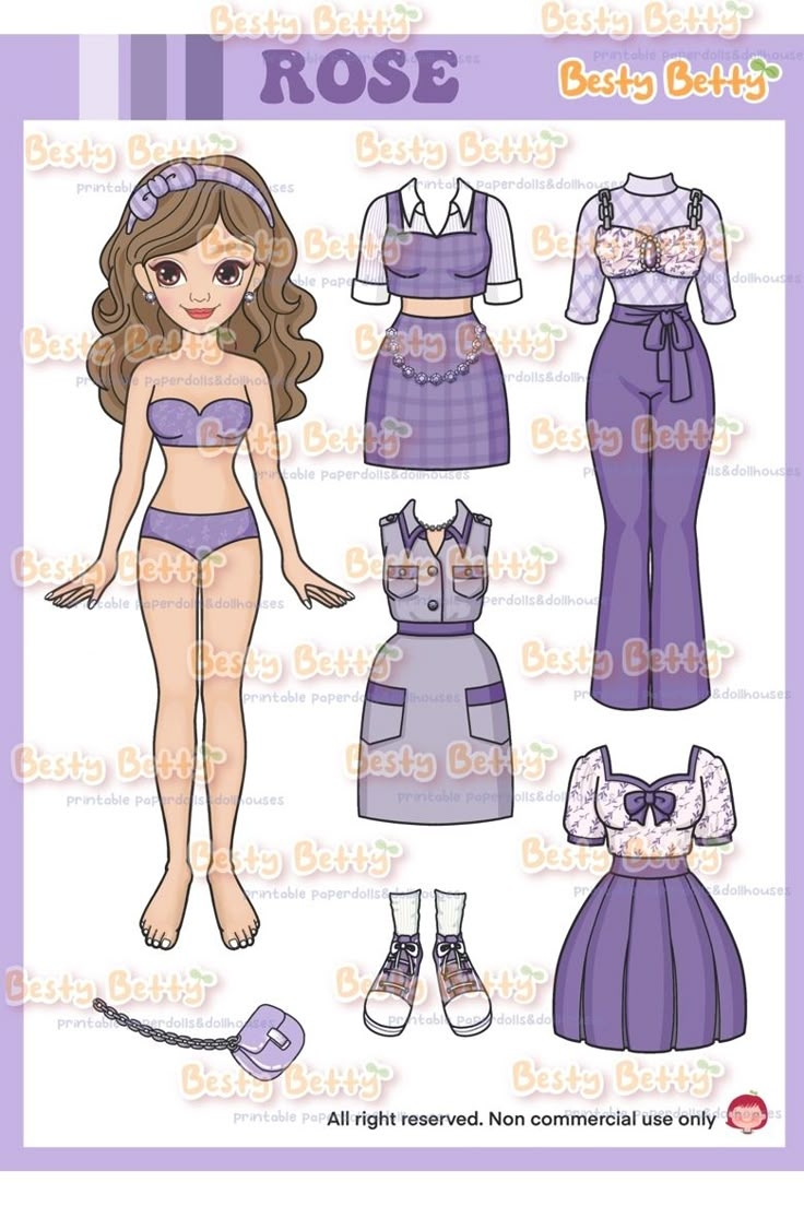 printable paper dolls and clothes