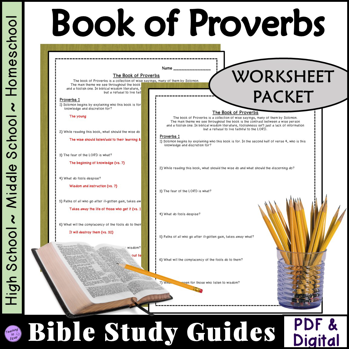 Bible Study Questions For John CH 1 11 Made By Teachers