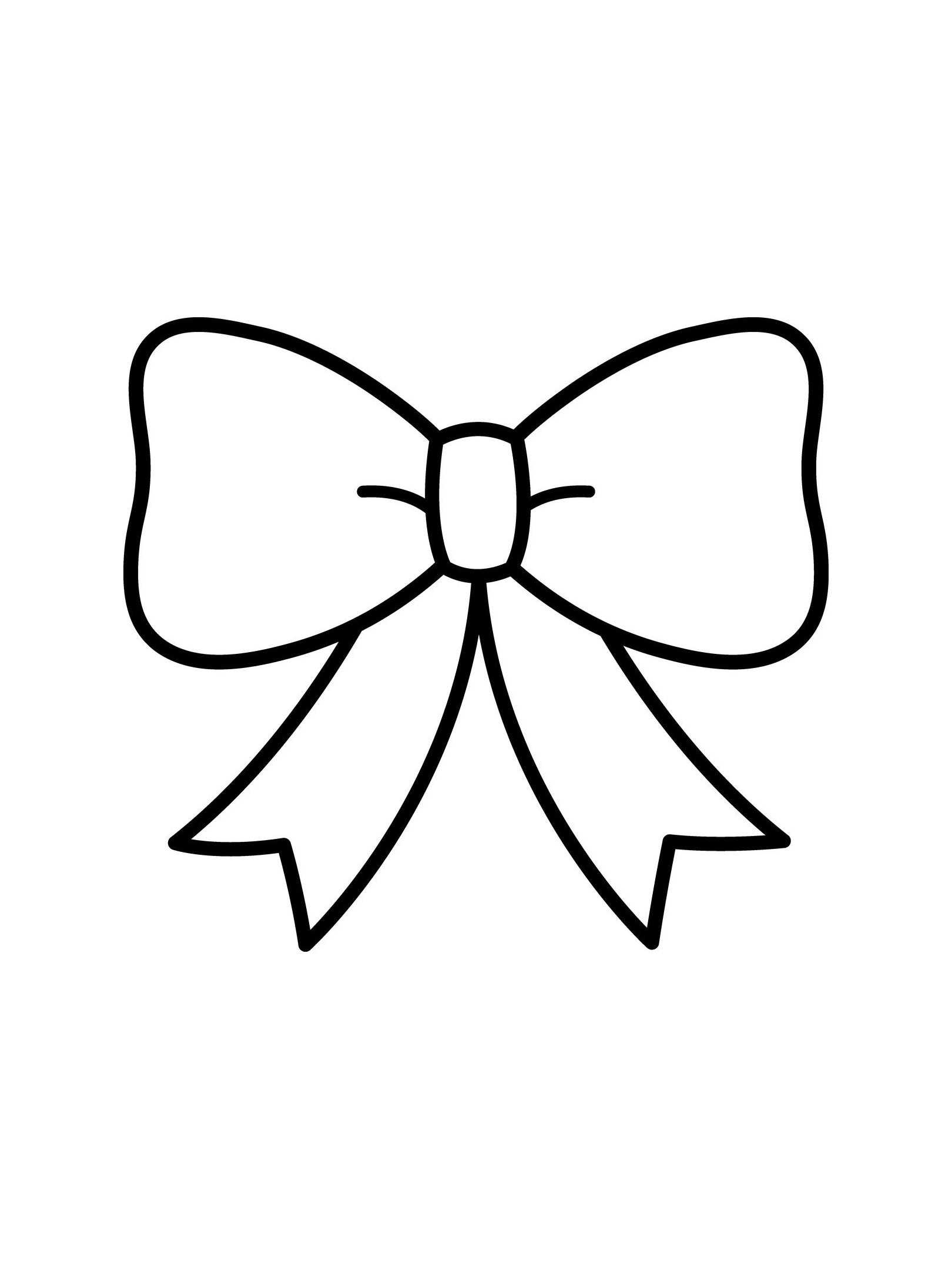 Bow Coloring Page Etsy Bow Coloring Page Etsy