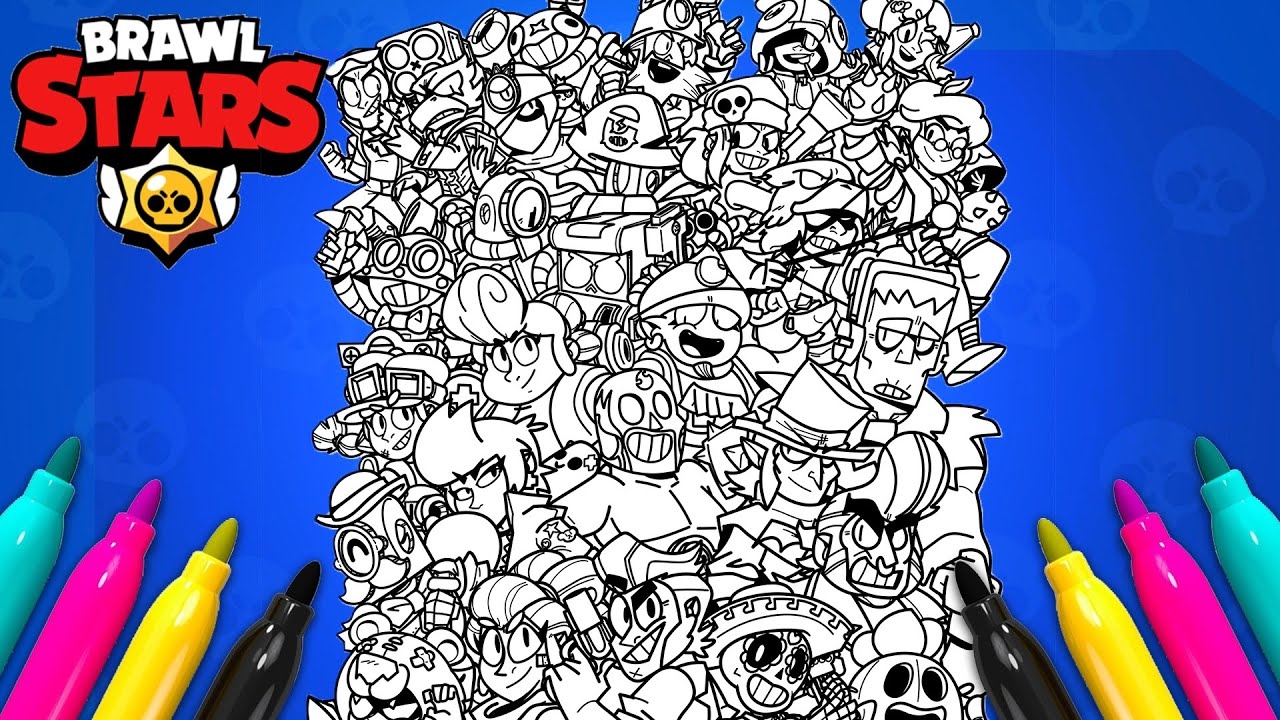 brawl stars coloring pages brawl stars coloring pages