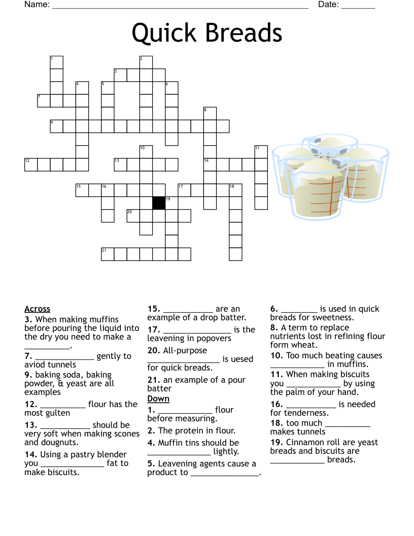 Breads Of The World Crossword WordMint Breads Of The World Crossword WordMint