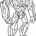 Bumblebee From Transformer Coloring Page Easy Drawing Guides