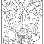Candy Coloring Page Young Rembrandts Shop