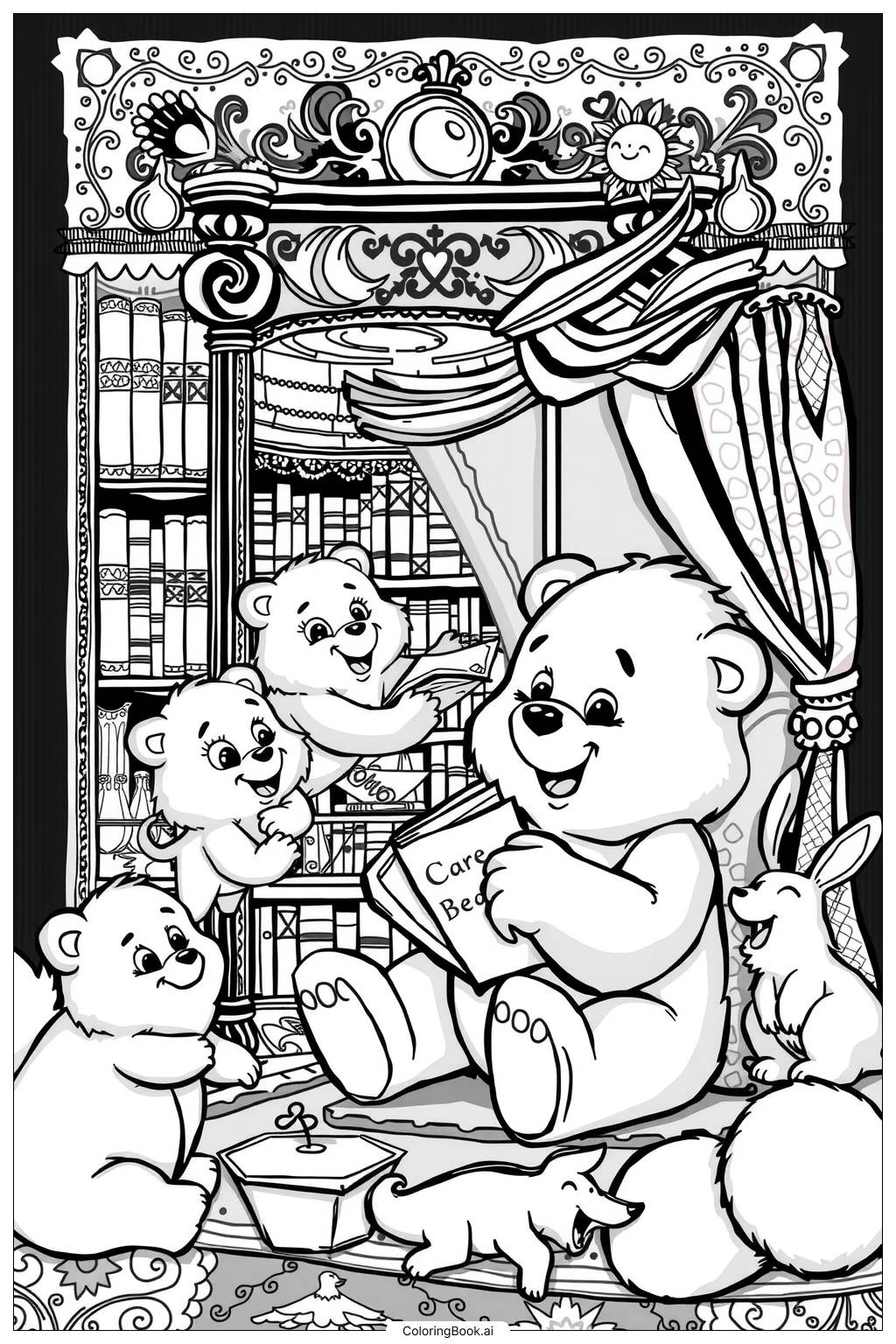 care bears coloring pages
