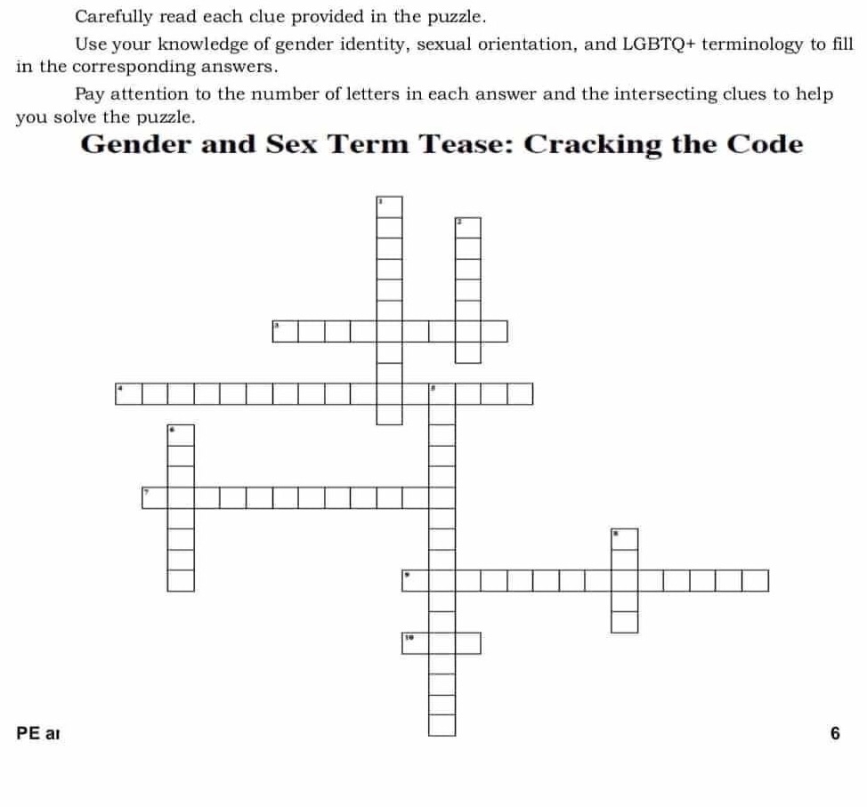 Carefully Read Each Clue Provided In The StudyX Carefully Read Each Clue Provided In The StudyX