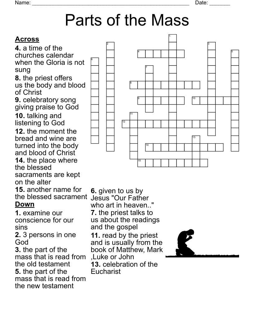 french cleric crossword puzzle clue