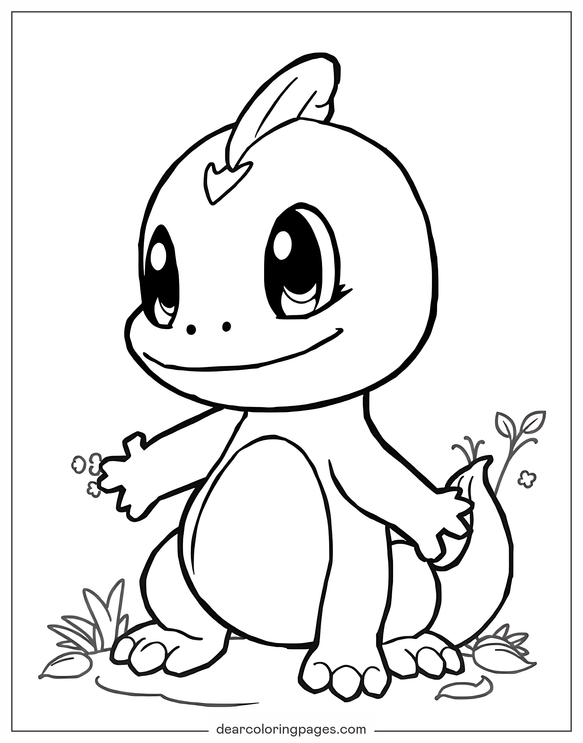 charmander coloring page charmander coloring page