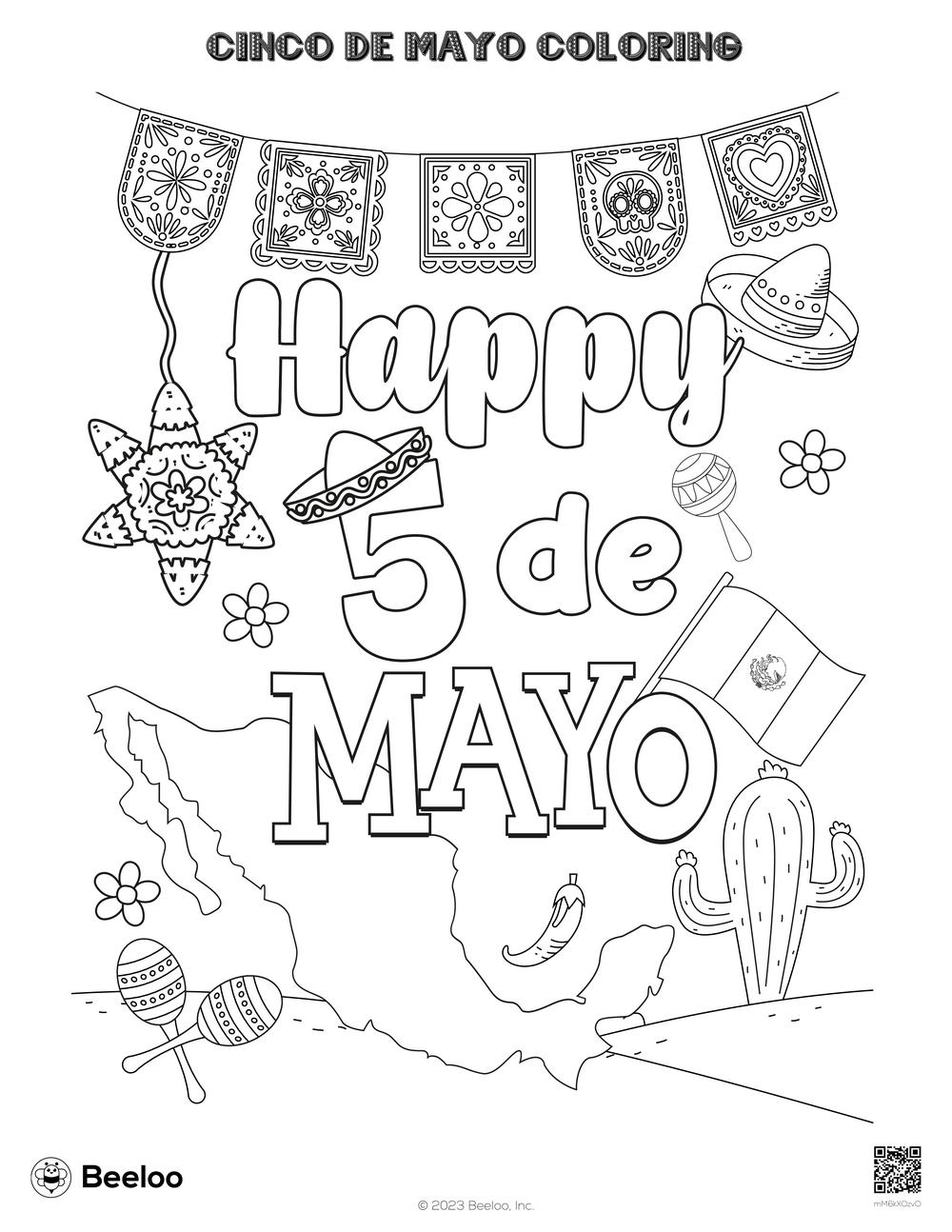 cinco de mayo coloring pages cinco de mayo coloring pages