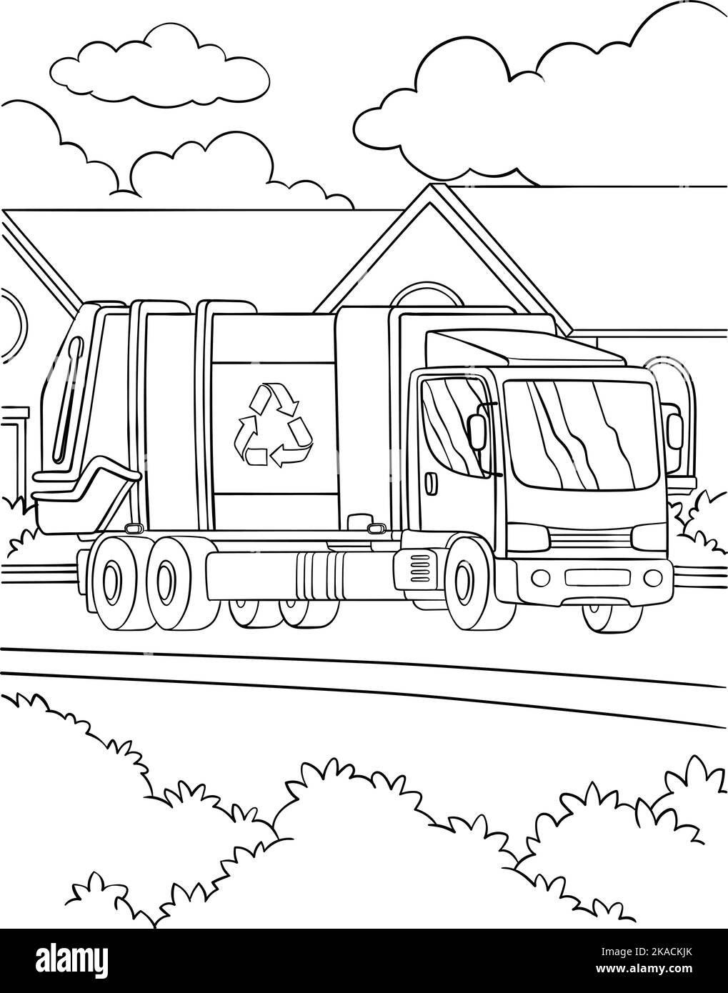Coloring Page Garbage Truck Hi res Stock Photography And Images Alamy Coloring Page Garbage Truck Hi res Stock Photography And Images Alamy
