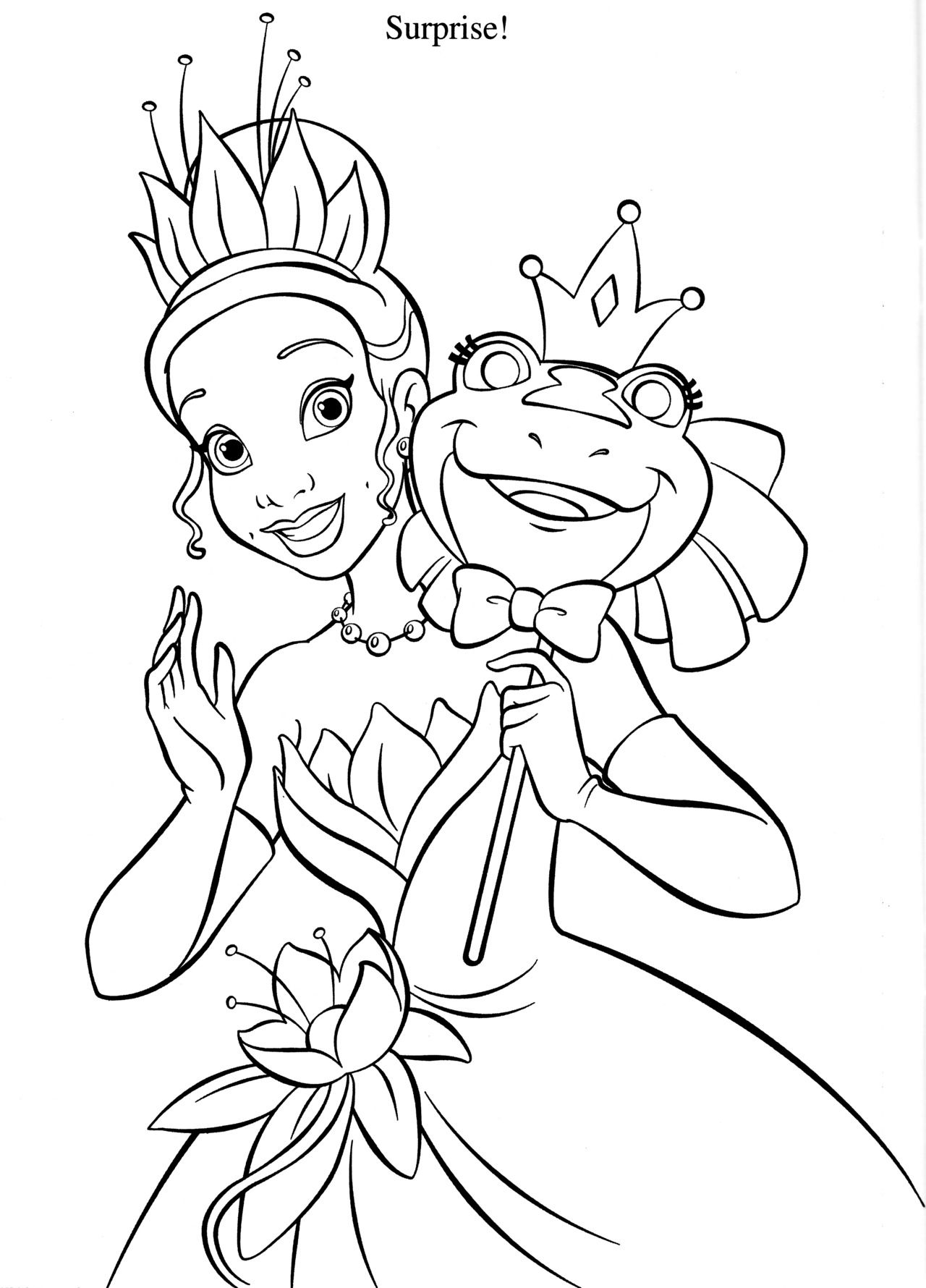 princess and the frog coloring pages princess and the frog coloring pages