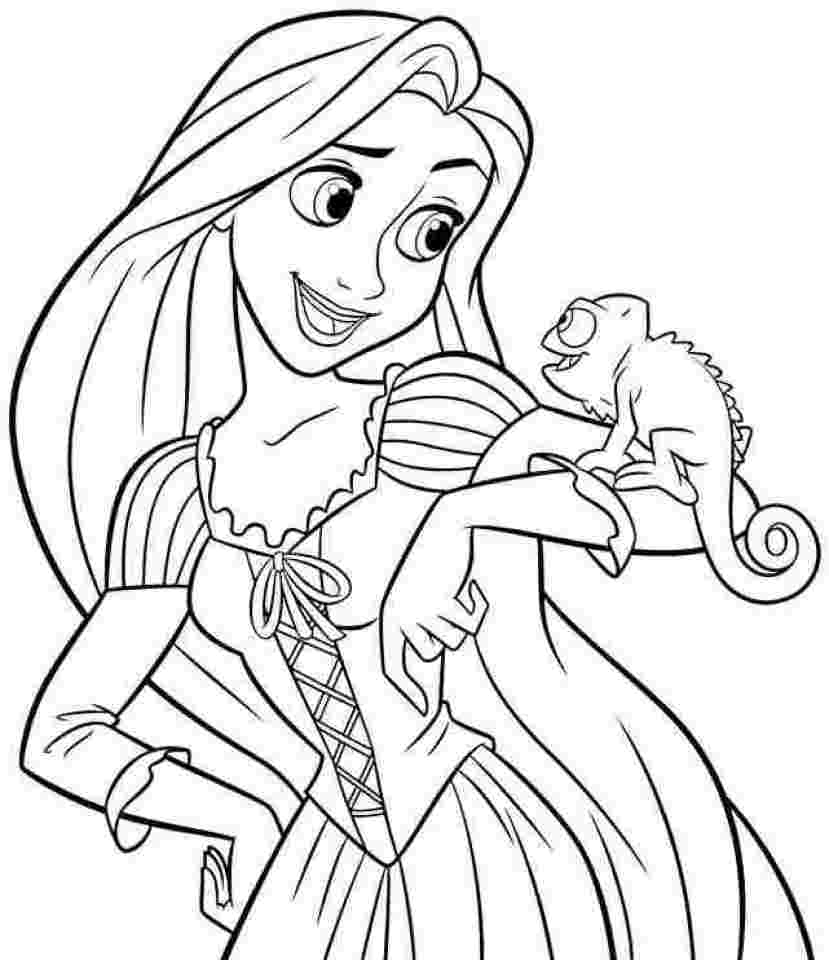 princess coloring page