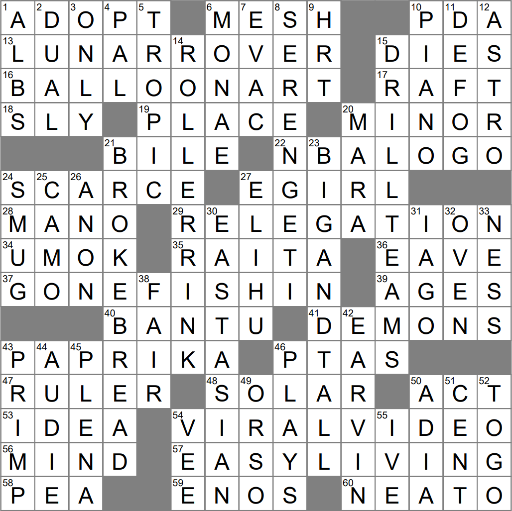 neighbor of togo crossword