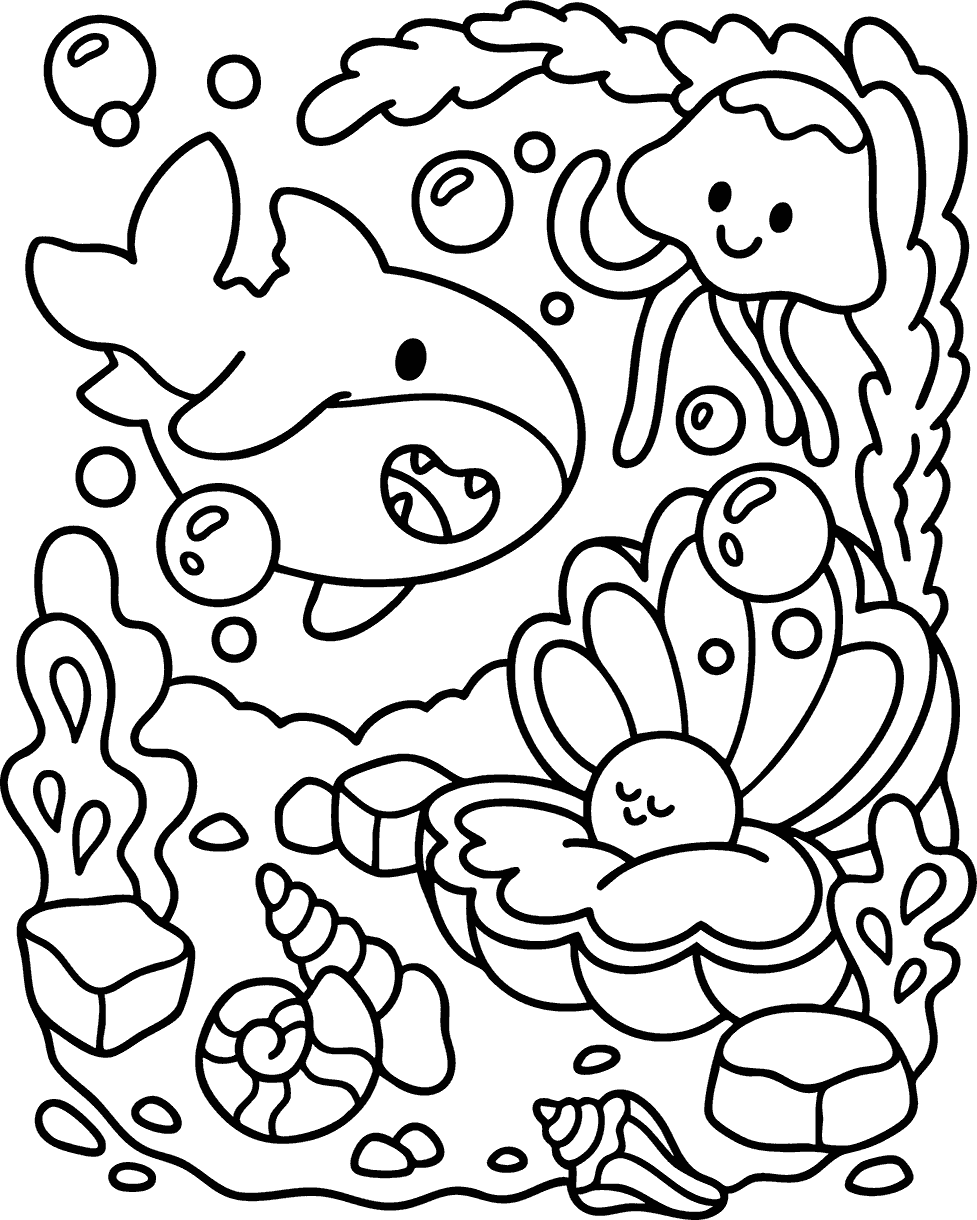 ocean coloring pages ocean coloring pages