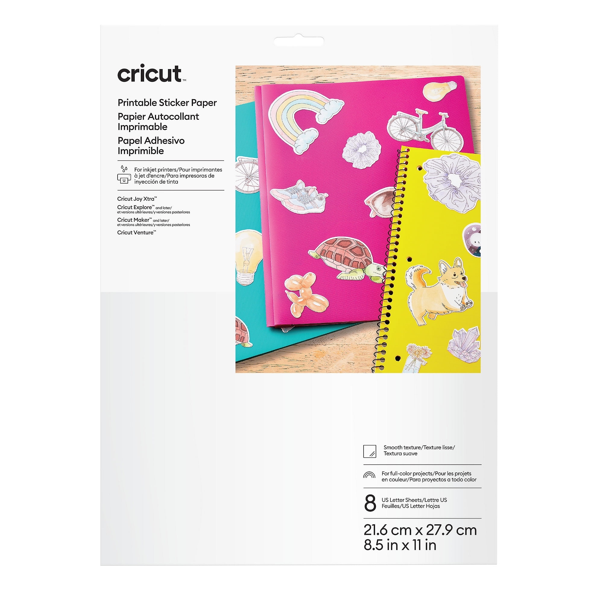 cricut printable sticker paper
