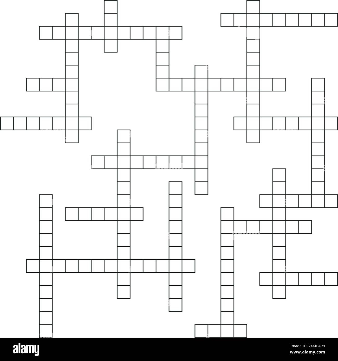 Crossword Puzzle Blank Cut Out Stock Images Pictures Page 2 Alamy