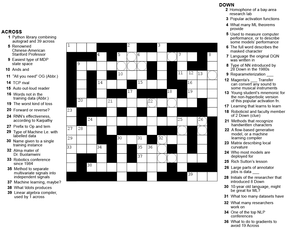 Crosswords A General Intelligence Challenge 