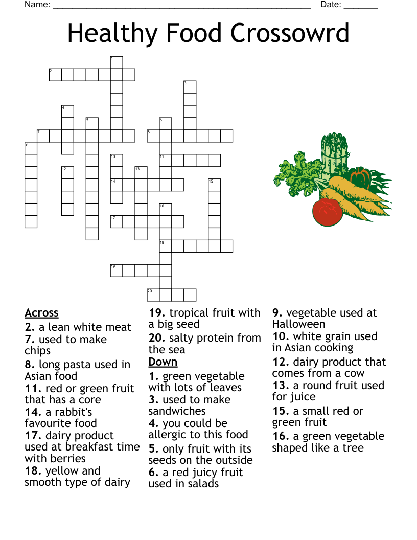 Culinary Terms Crossword WordMint