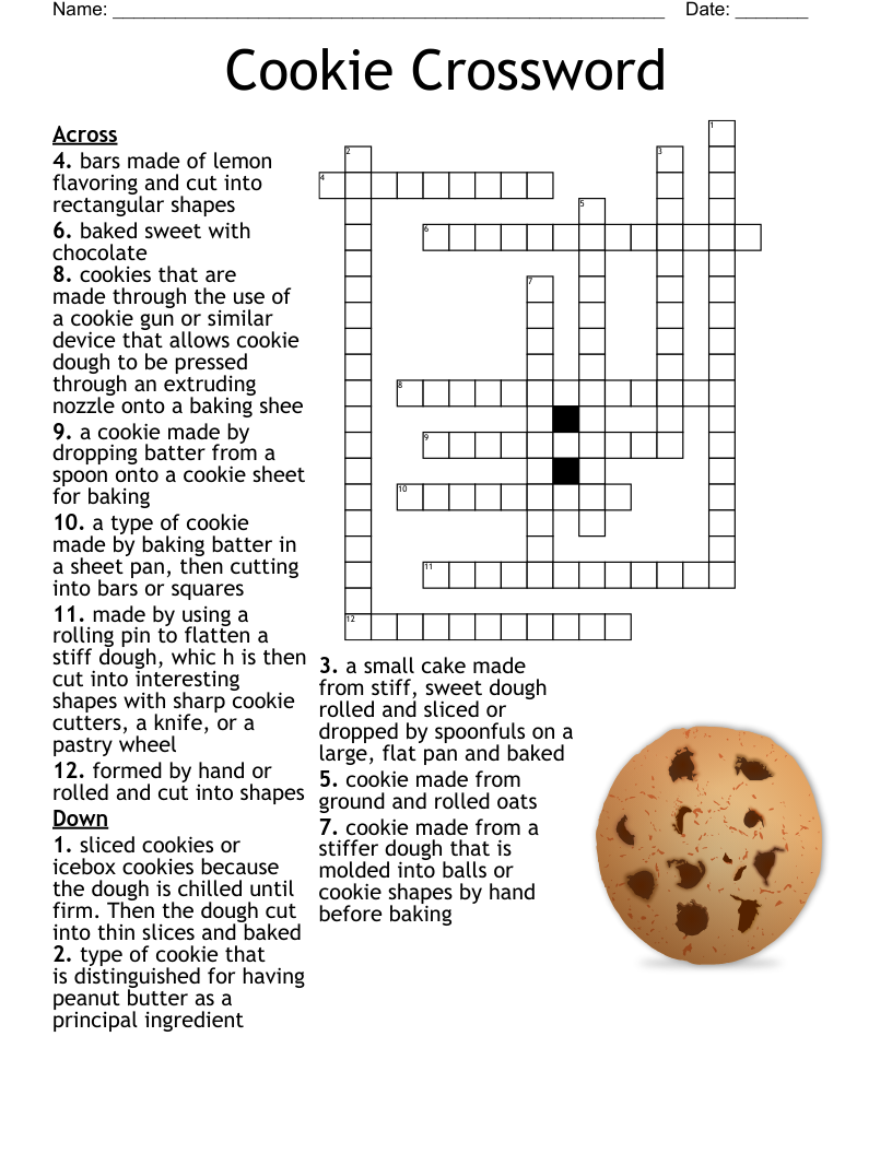 Culinary Terms Crossword WordMint
