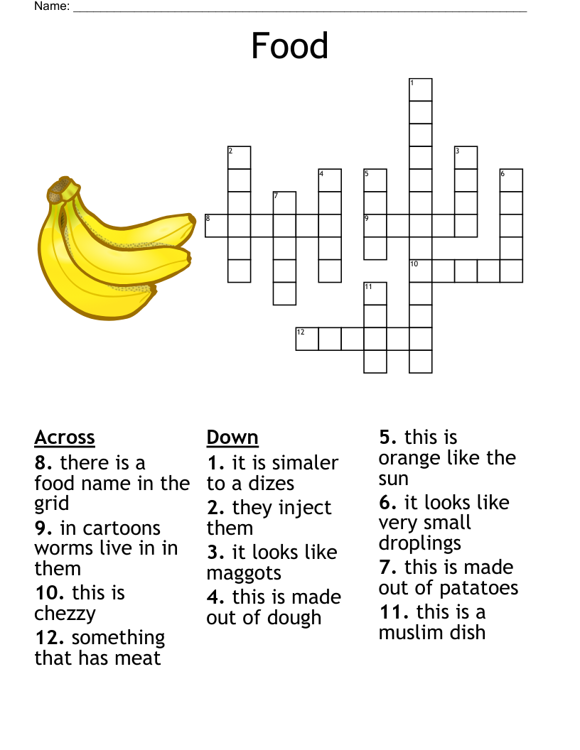 olive stuffing crossword clue