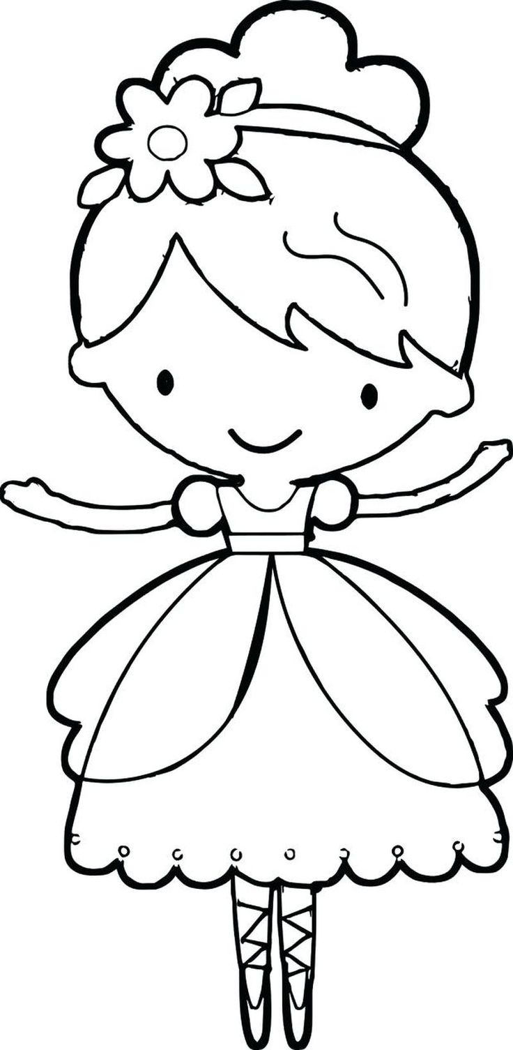 ballerina coloring book pages