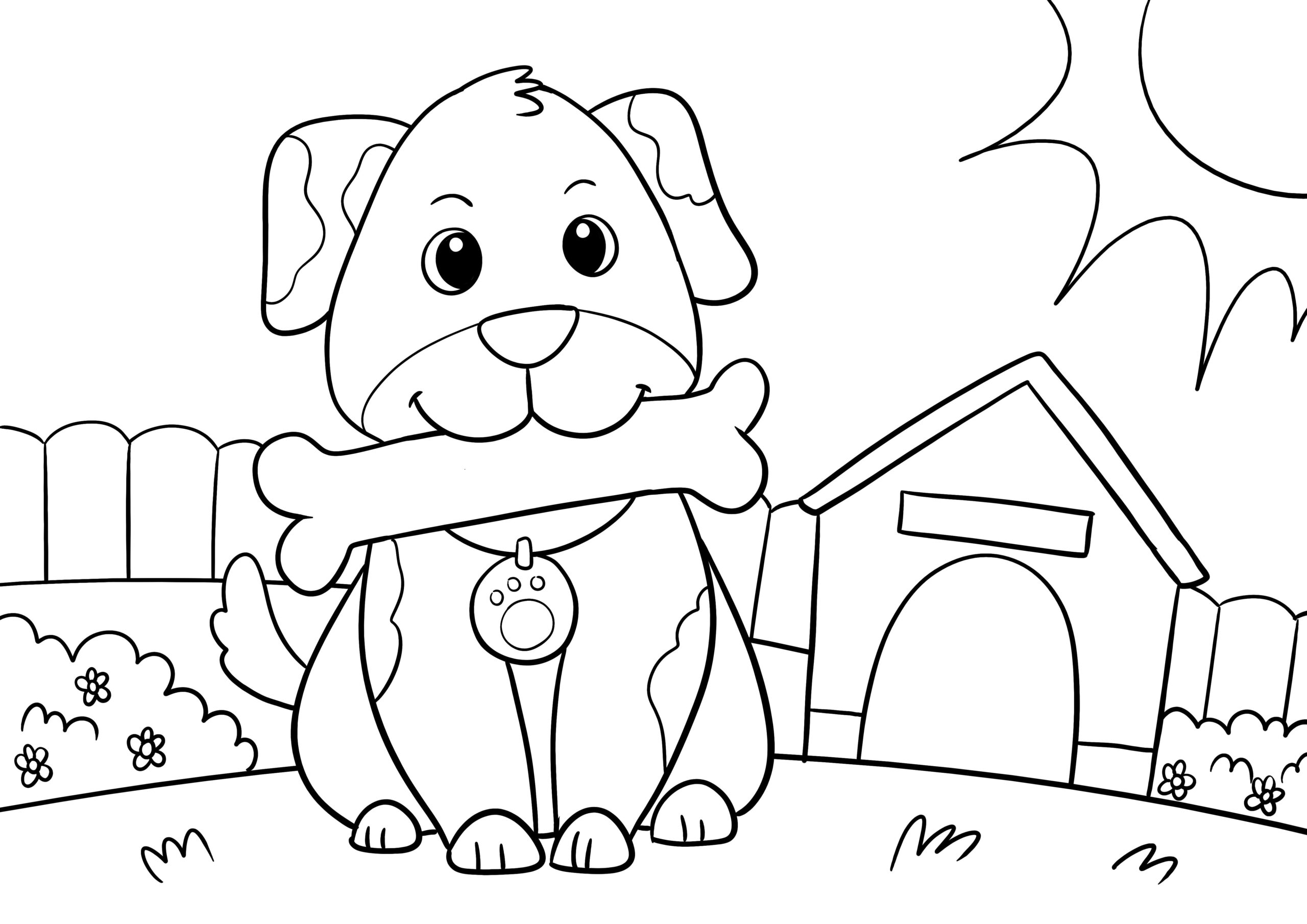 dogs coloring pages