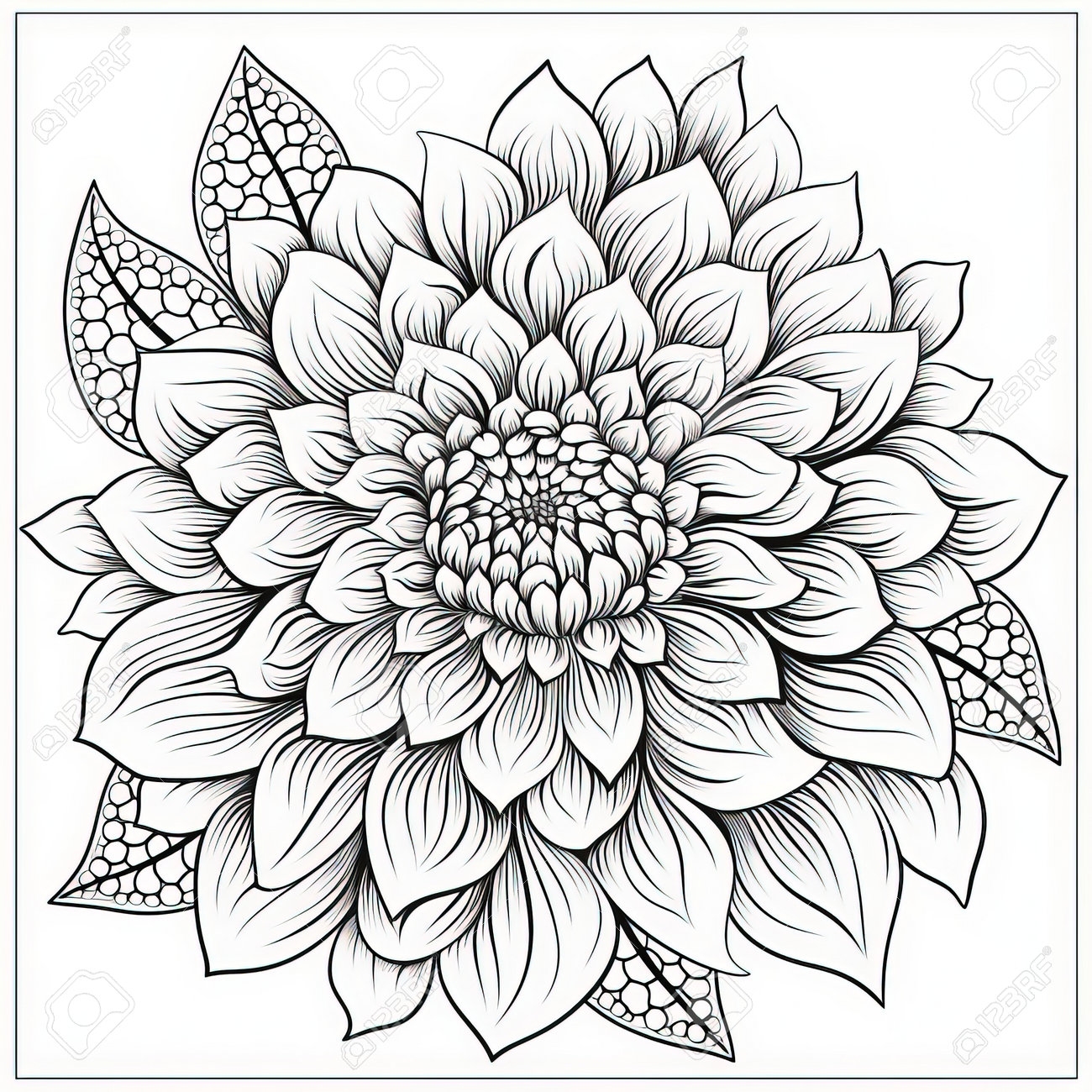 coloring pages flowers
