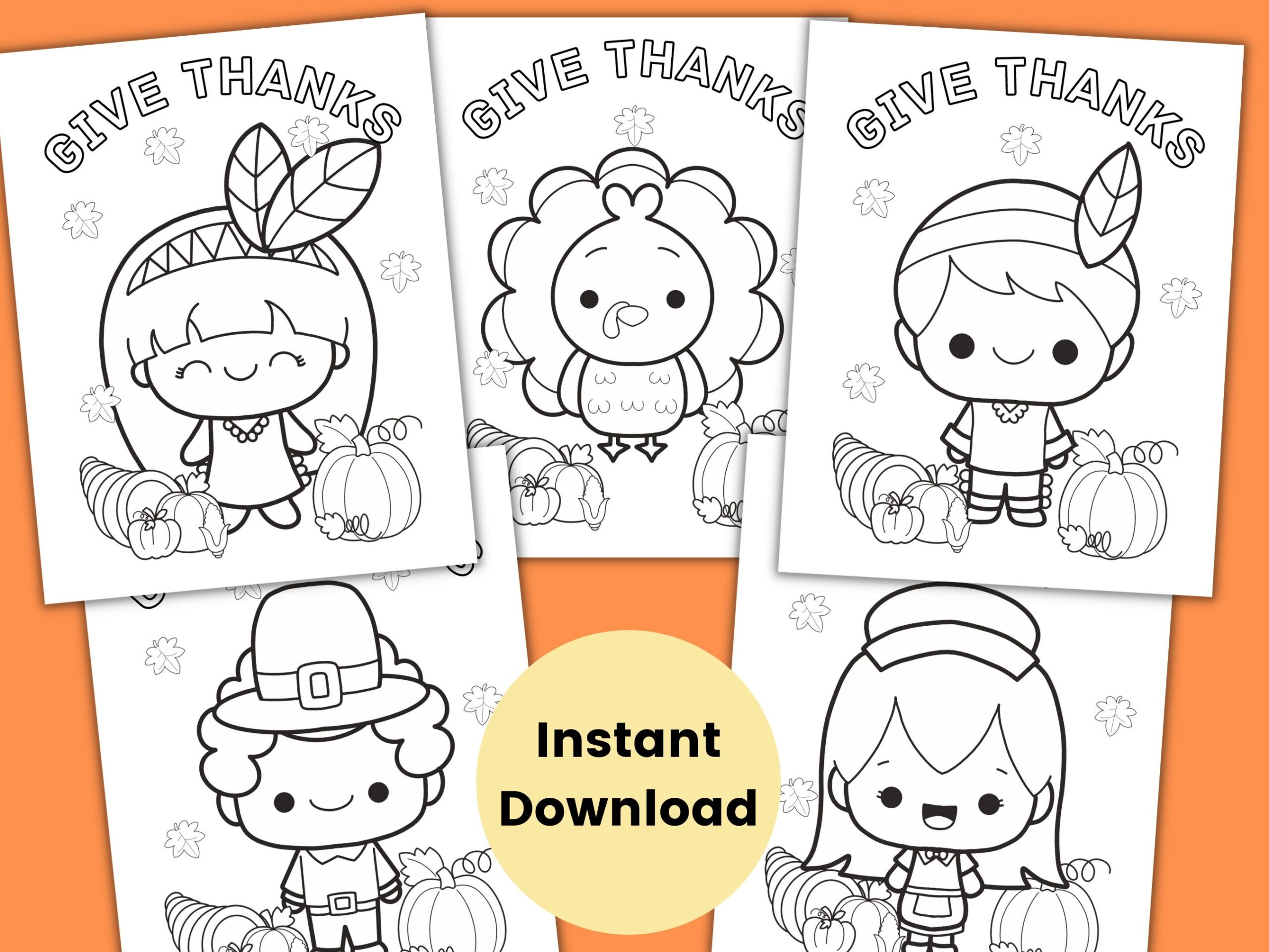 Cute Thanksgiving Coloring Sheets Kids Party Games Thanksgiving Games Thanksgiving Activities Turkey Coloring Page Pilgrims Homeschool Etsy