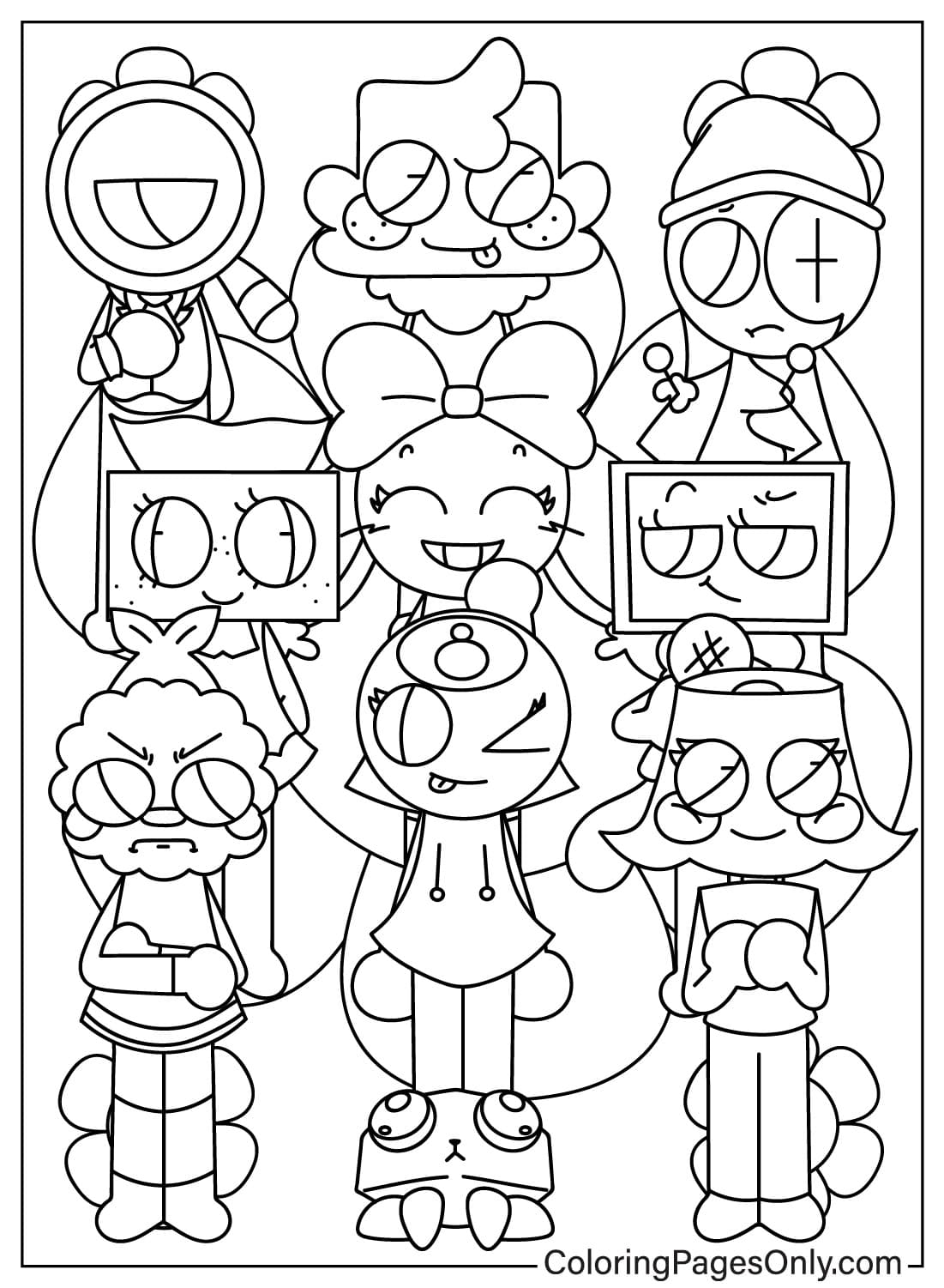 Dandys World Coloring Pages
