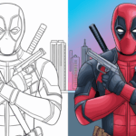 Deadpool Coloring Pages Free Printable PDFs 