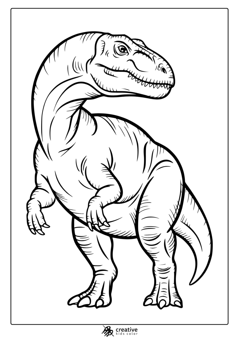 Dinosaur Coloring Pages 20 Free Printable PDF