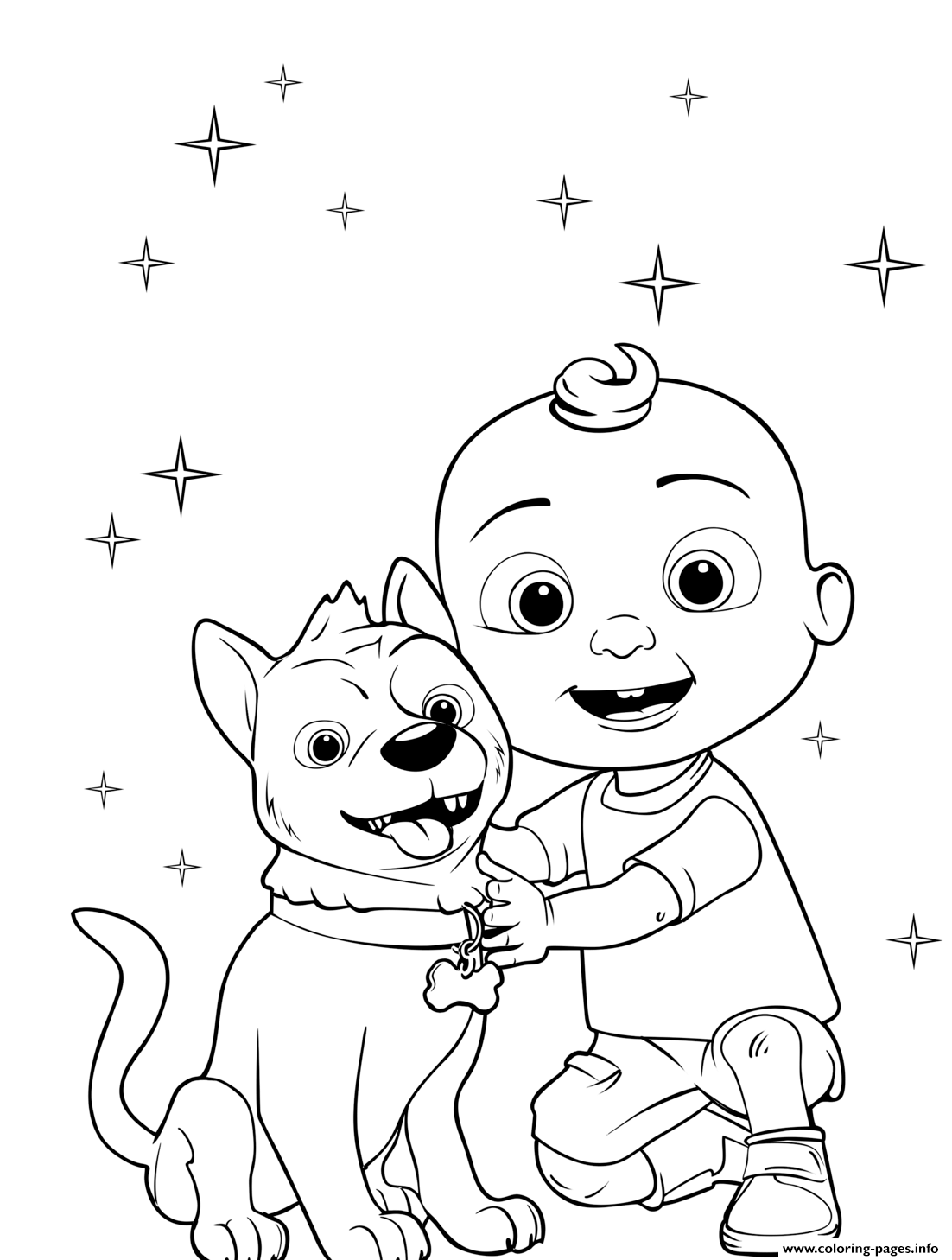 cocomelon coloring page cocomelon coloring page