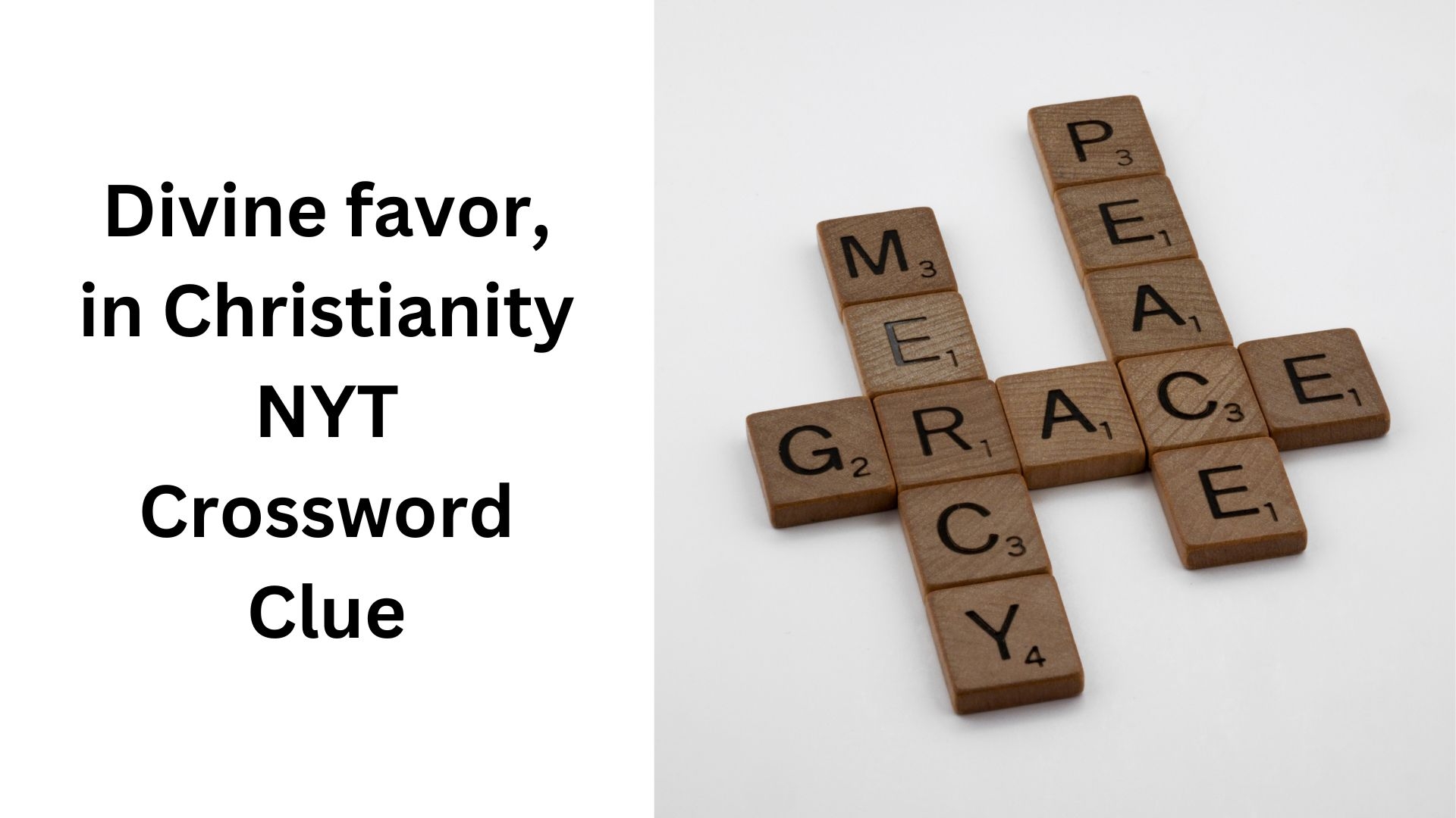 Divine Favor In Christianity NYT Crossword Clue November 5 2024