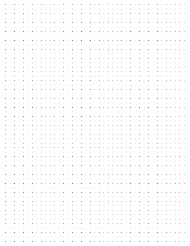 Dotted Grid Paper 10 Pages digital Printable Etsy
