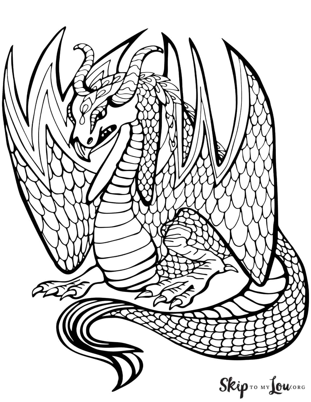dragon coloring pages printable dragon coloring pages printable