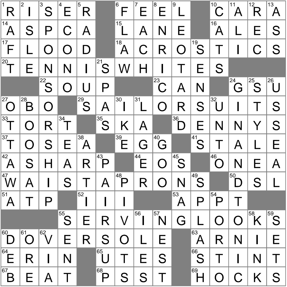 Early Part Of Many An Outline Crossword Clue Archives LAXCrossword