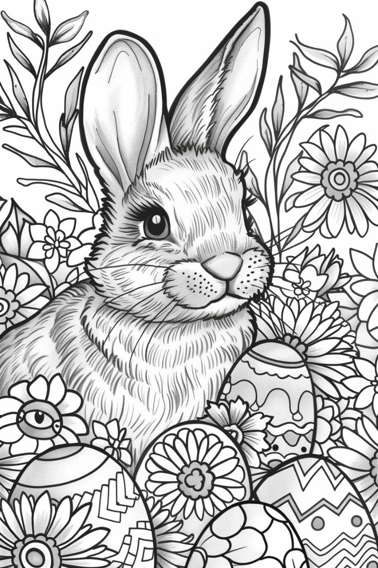 easter coloring page