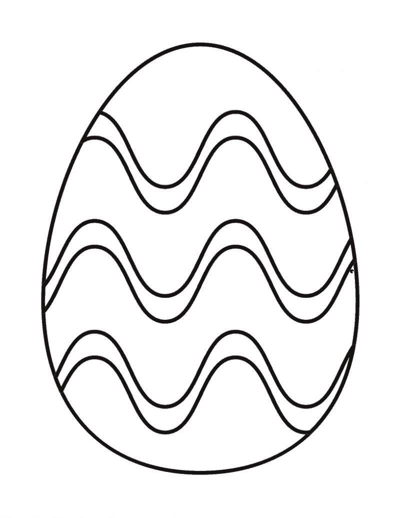 Easter Egg Coloring Page FREE Printable For Kids Easter Egg Coloring Page FREE Printable For Kids