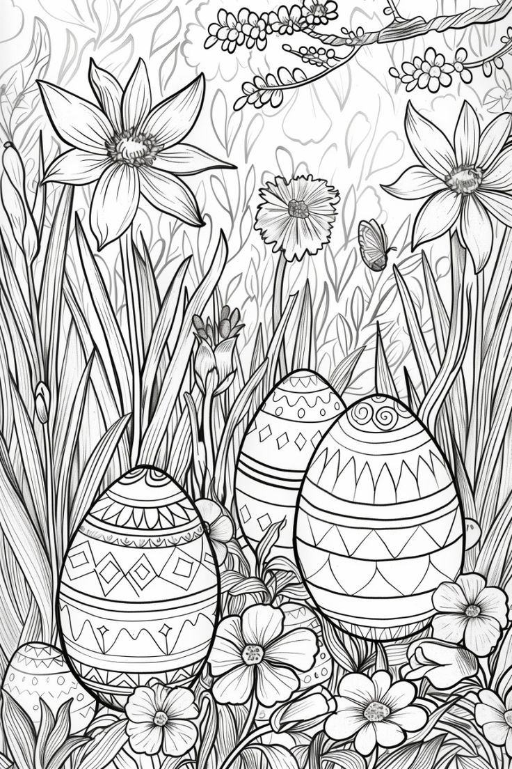 easter printable coloring pages