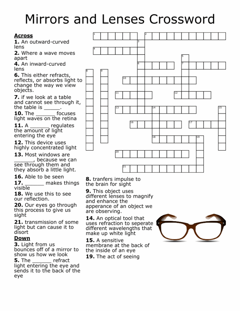 Eye Crossword WordMint