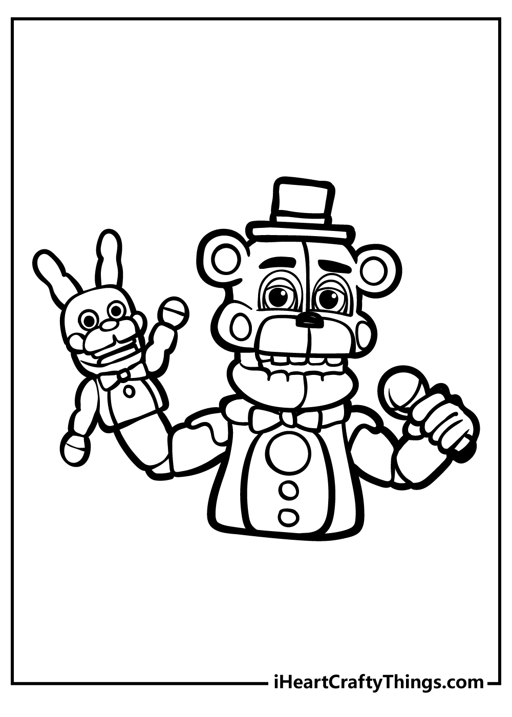 fnaf coloring pages
