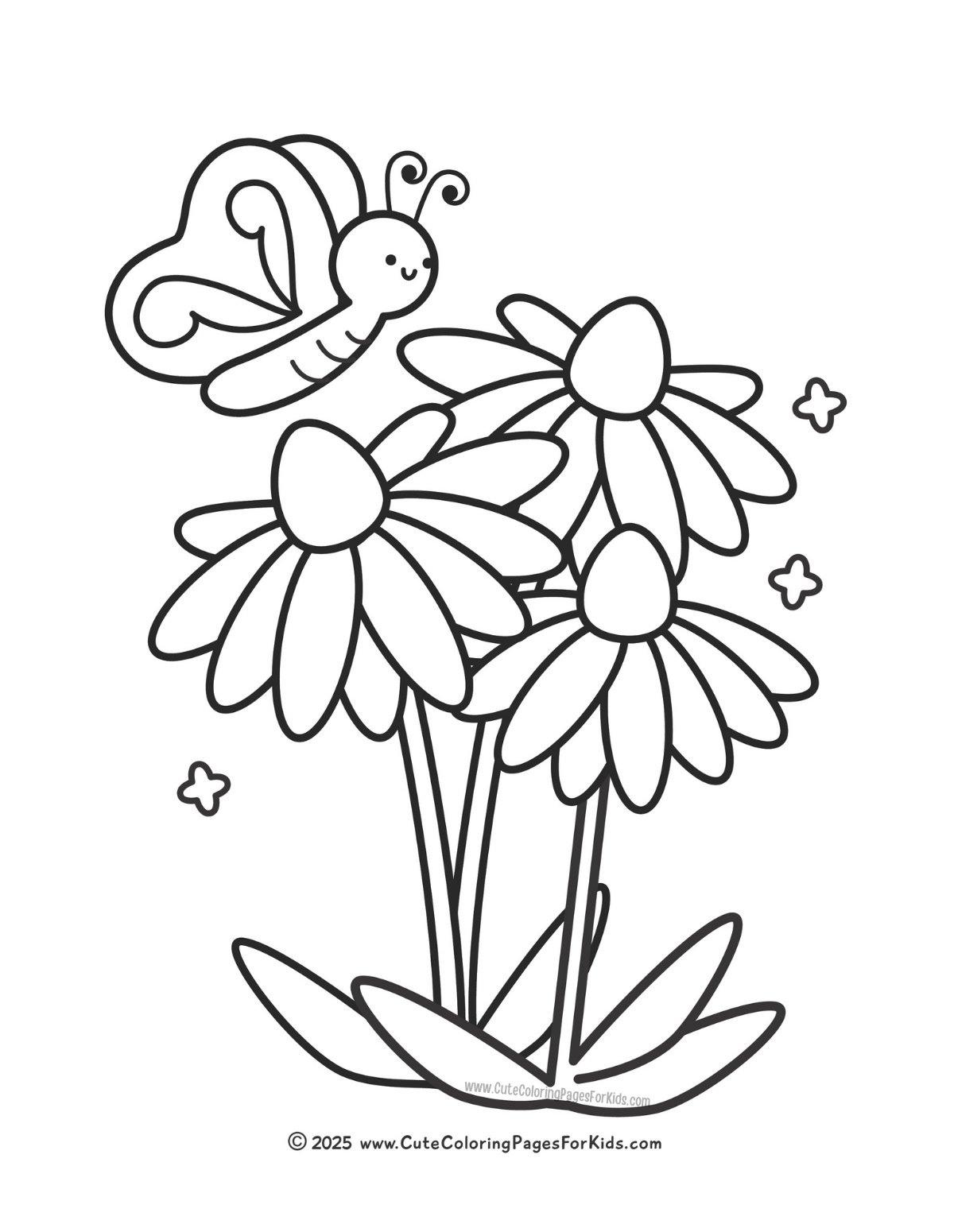 Flower Coloring Pages Free Printable PDFs Cute Coloring Pages For Kids Flower Coloring Pages Free Printable PDFs Cute Coloring Pages For Kids