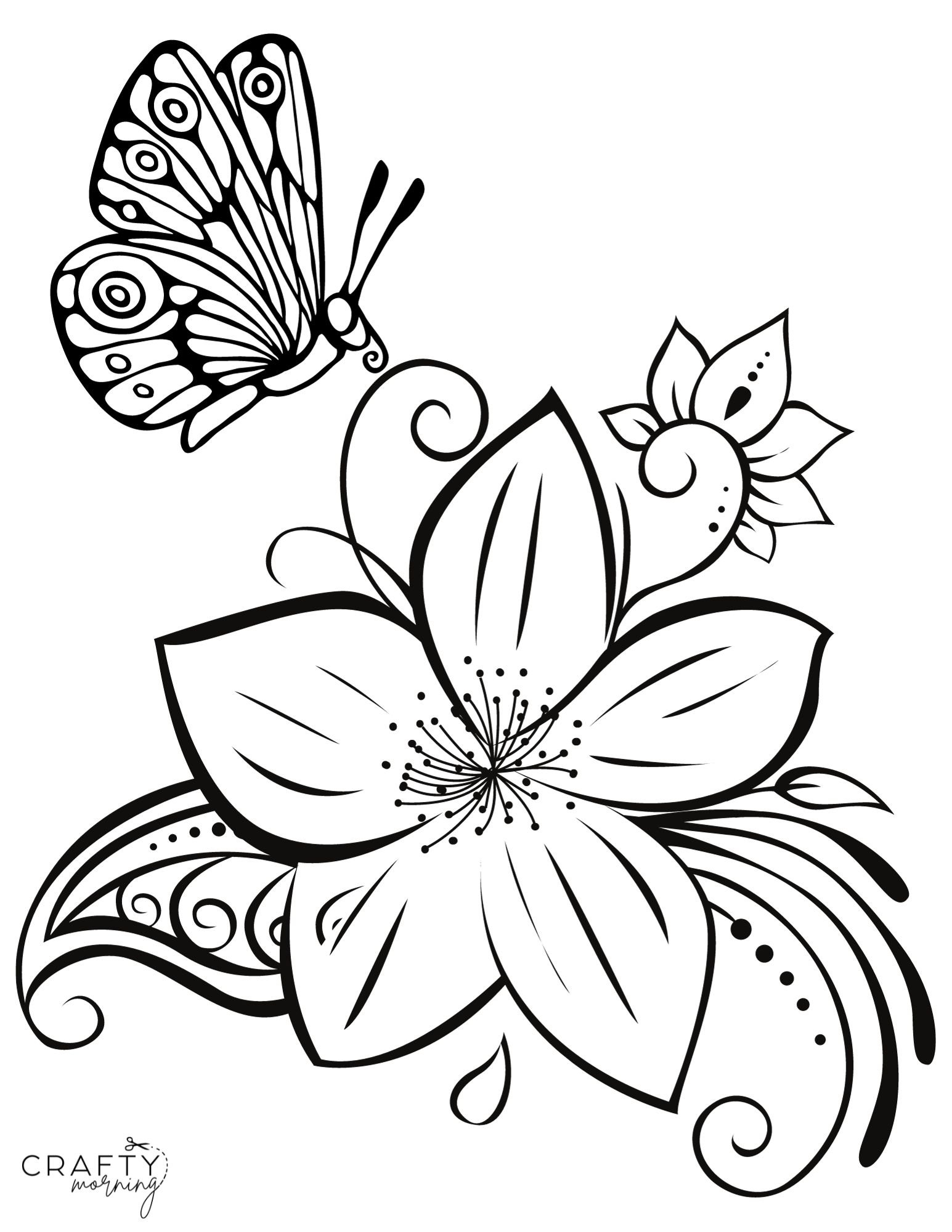 flowers coloring pages