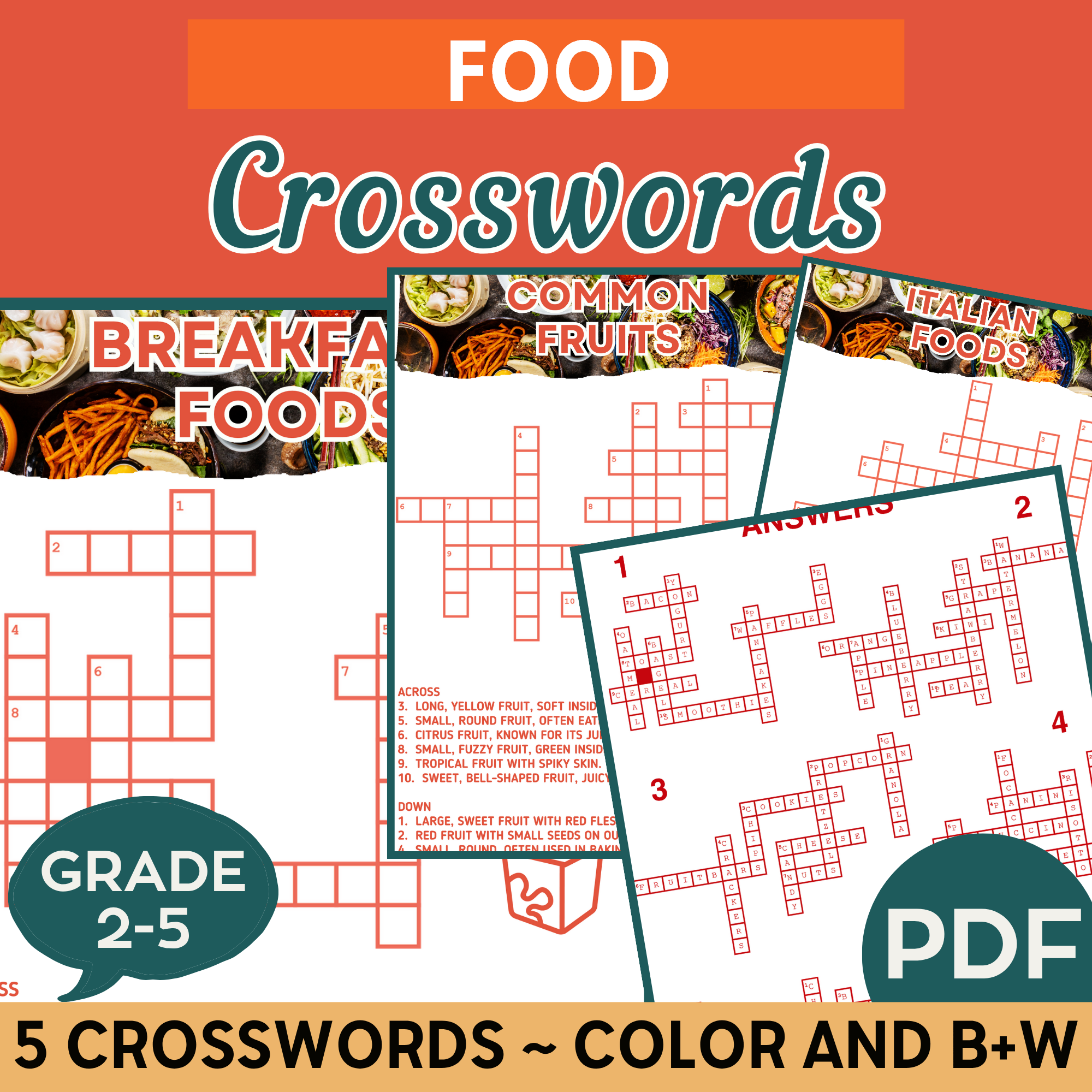 italian ice cream crossword clue