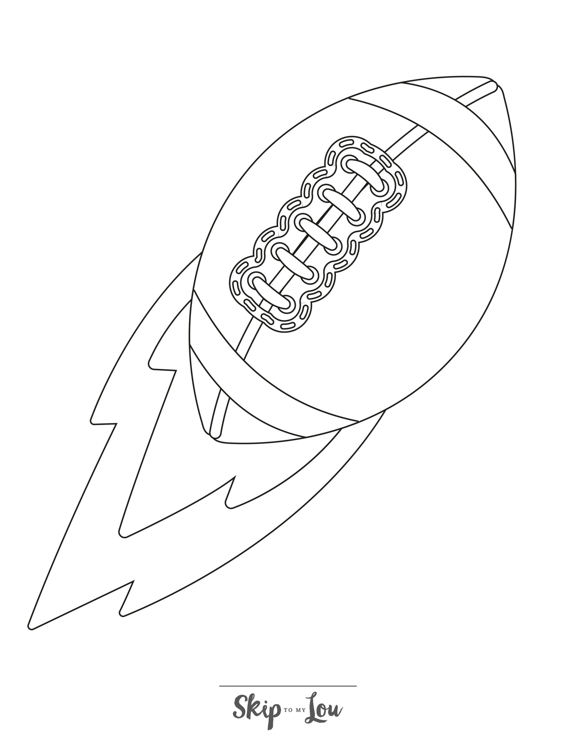 football coloring page football coloring page