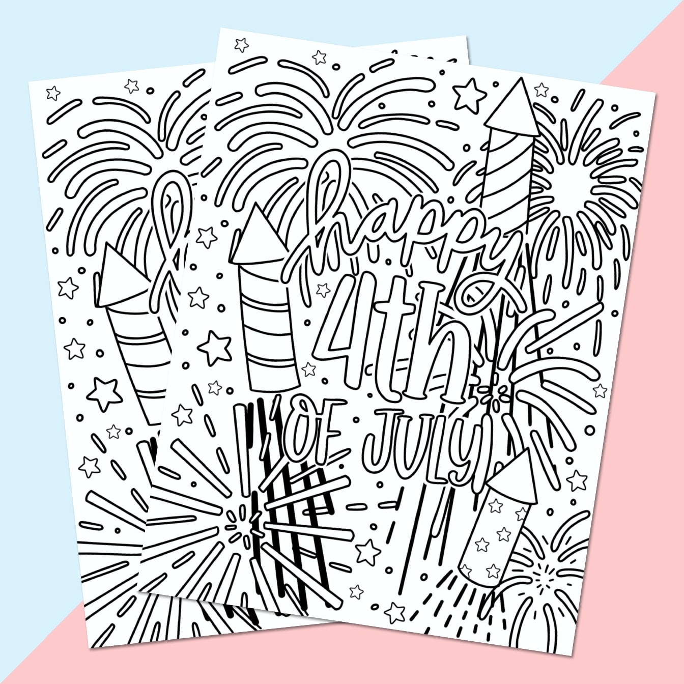 4th of july coloring pages